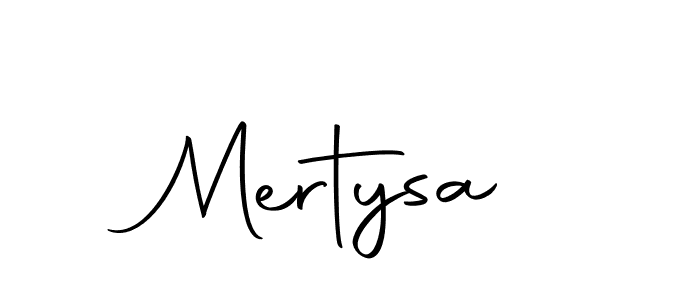 Create a beautiful signature design for name Mertysa. With this signature (Autography-DOLnW) fonts, you can make a handwritten signature for free. Mertysa signature style 10 images and pictures png