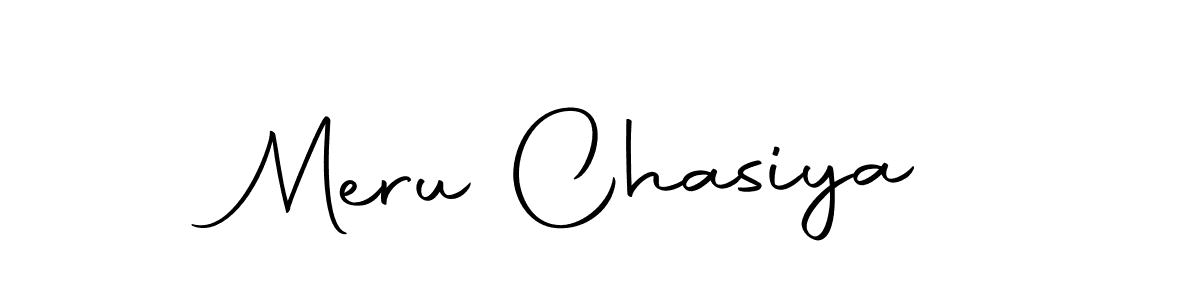 The best way (Autography-DOLnW) to make a short signature is to pick only two or three words in your name. The name Meru Chasiya include a total of six letters. For converting this name. Meru Chasiya signature style 10 images and pictures png