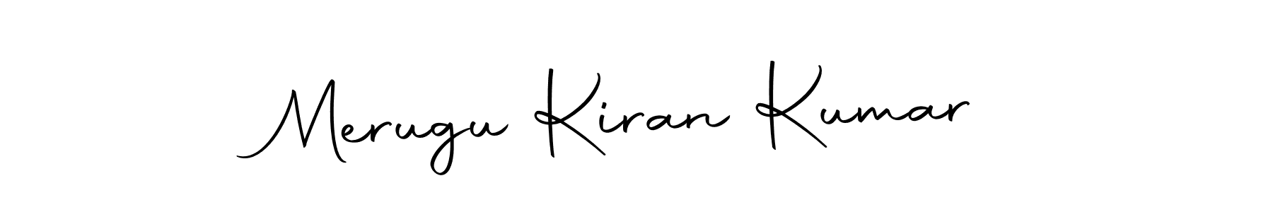 Design your own signature with our free online signature maker. With this signature software, you can create a handwritten (Autography-DOLnW) signature for name Merugu Kiran Kumar. Merugu Kiran Kumar signature style 10 images and pictures png