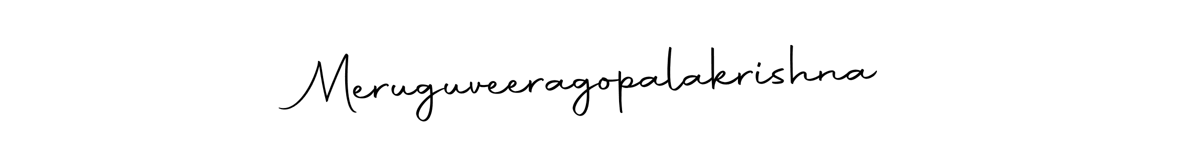 Make a beautiful signature design for name Meruguveeragopalakrishna. Use this online signature maker to create a handwritten signature for free. Meruguveeragopalakrishna signature style 10 images and pictures png