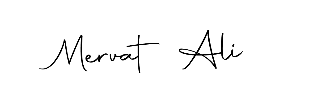 Create a beautiful signature design for name Mervat Ali. With this signature (Autography-DOLnW) fonts, you can make a handwritten signature for free. Mervat Ali signature style 10 images and pictures png