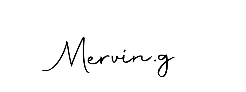 Mervin.g stylish signature style. Best Handwritten Sign (Autography-DOLnW) for my name. Handwritten Signature Collection Ideas for my name Mervin.g. Mervin.g signature style 10 images and pictures png