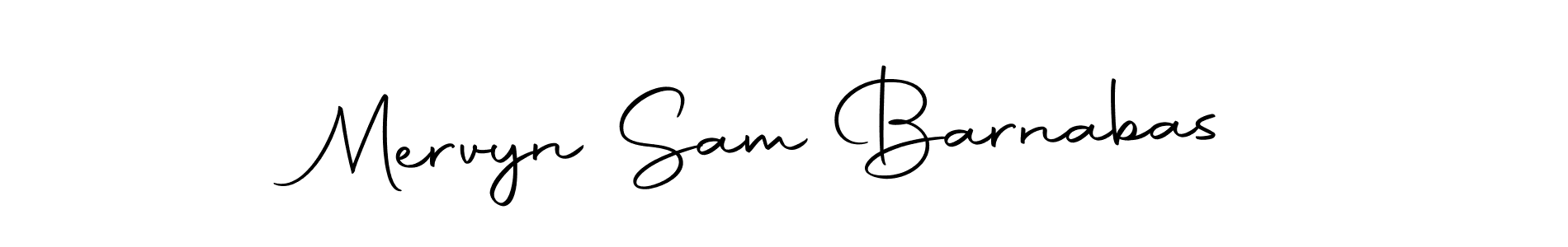 Best and Professional Signature Style for Mervyn Sam Barnabas. Autography-DOLnW Best Signature Style Collection. Mervyn Sam Barnabas signature style 10 images and pictures png