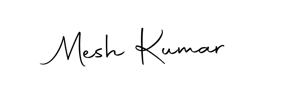 Design your own signature with our free online signature maker. With this signature software, you can create a handwritten (Autography-DOLnW) signature for name Mesh Kumar. Mesh Kumar signature style 10 images and pictures png