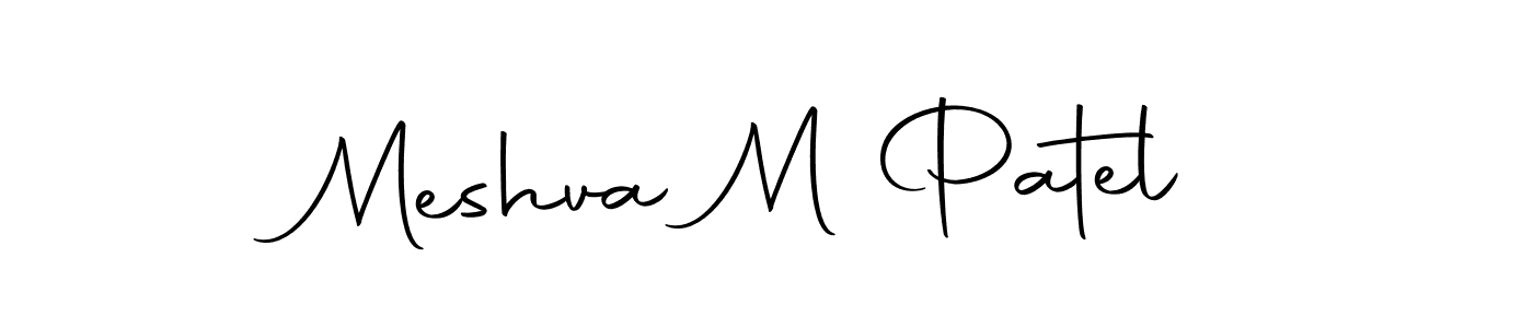 Also we have Meshva M Patel name is the best signature style. Create professional handwritten signature collection using Autography-DOLnW autograph style. Meshva M Patel signature style 10 images and pictures png