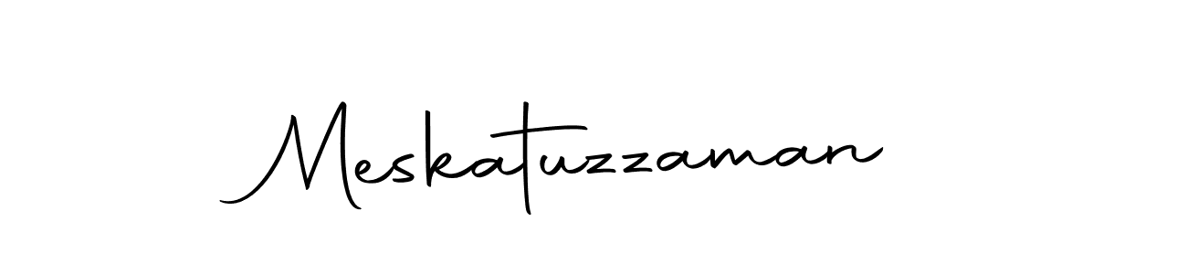 How to make Meskatuzzaman signature? Autography-DOLnW is a professional autograph style. Create handwritten signature for Meskatuzzaman name. Meskatuzzaman signature style 10 images and pictures png