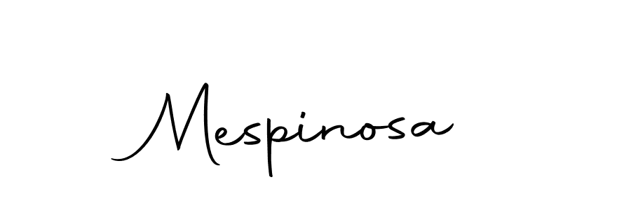 Create a beautiful signature design for name Mespinosa. With this signature (Autography-DOLnW) fonts, you can make a handwritten signature for free. Mespinosa signature style 10 images and pictures png