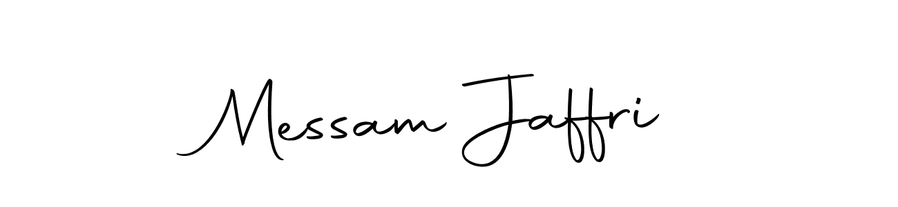 How to make Messam Jaffri name signature. Use Autography-DOLnW style for creating short signs online. This is the latest handwritten sign. Messam Jaffri signature style 10 images and pictures png