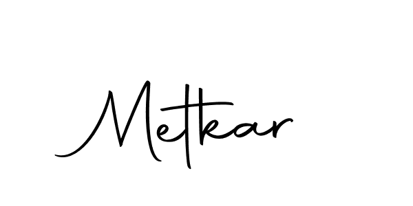 You can use this online signature creator to create a handwritten signature for the name Metkar. This is the best online autograph maker. Metkar signature style 10 images and pictures png