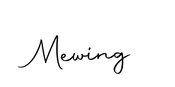 The best way (Autography-DOLnW) to make a short signature is to pick only two or three words in your name. The name Mewing include a total of six letters. For converting this name. Mewing signature style 10 images and pictures png