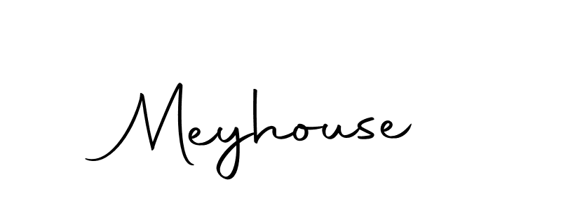 How to make Meyhouse signature? Autography-DOLnW is a professional autograph style. Create handwritten signature for Meyhouse name. Meyhouse signature style 10 images and pictures png