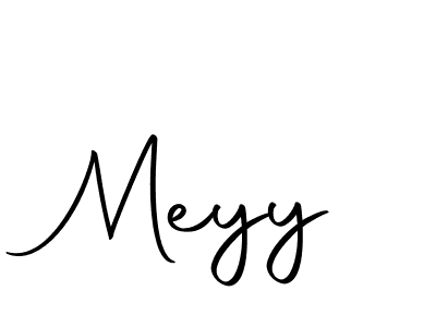 Make a beautiful signature design for name Meyy. With this signature (Autography-DOLnW) style, you can create a handwritten signature for free. Meyy signature style 10 images and pictures png