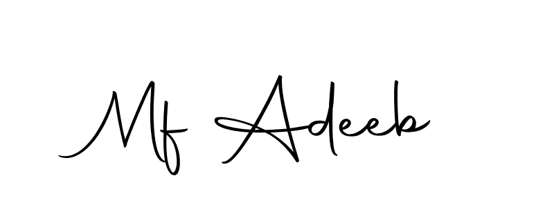 You should practise on your own different ways (Autography-DOLnW) to write your name (Mf Adeeb) in signature. don't let someone else do it for you. Mf Adeeb signature style 10 images and pictures png