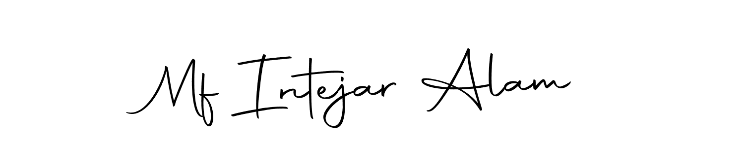 How to make Mf Intejar Alam signature? Autography-DOLnW is a professional autograph style. Create handwritten signature for Mf Intejar Alam name. Mf Intejar Alam signature style 10 images and pictures png