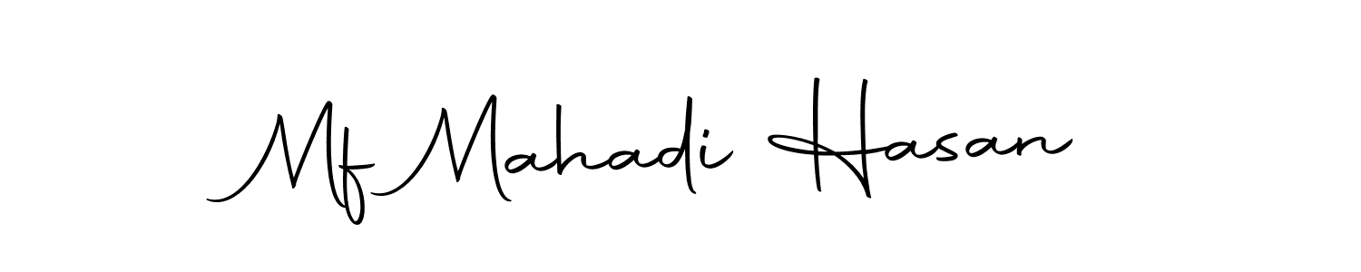 Mf Mahadi Hasan stylish signature style. Best Handwritten Sign (Autography-DOLnW) for my name. Handwritten Signature Collection Ideas for my name Mf Mahadi Hasan. Mf Mahadi Hasan signature style 10 images and pictures png