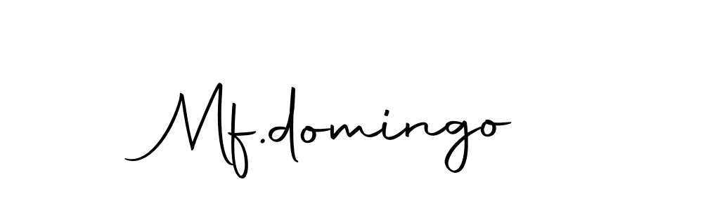 Also we have Mf.domingo name is the best signature style. Create professional handwritten signature collection using Autography-DOLnW autograph style. Mf.domingo signature style 10 images and pictures png