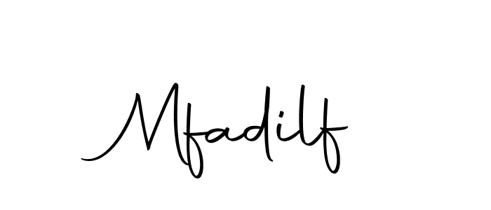 Also we have Mfadilf name is the best signature style. Create professional handwritten signature collection using Autography-DOLnW autograph style. Mfadilf signature style 10 images and pictures png