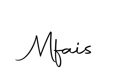 Mfais stylish signature style. Best Handwritten Sign (Autography-DOLnW) for my name. Handwritten Signature Collection Ideas for my name Mfais. Mfais signature style 10 images and pictures png