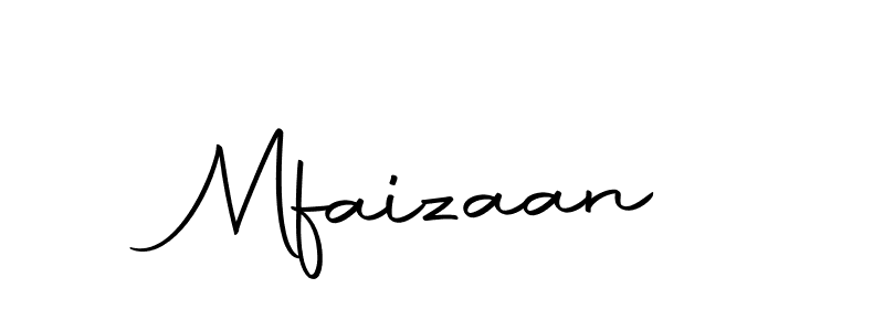The best way (Autography-DOLnW) to make a short signature is to pick only two or three words in your name. The name Mfaizaan include a total of six letters. For converting this name. Mfaizaan signature style 10 images and pictures png