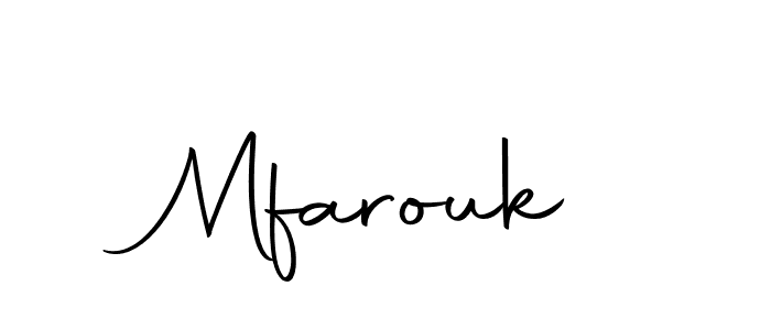 How to make Mfarouk signature? Autography-DOLnW is a professional autograph style. Create handwritten signature for Mfarouk name. Mfarouk signature style 10 images and pictures png