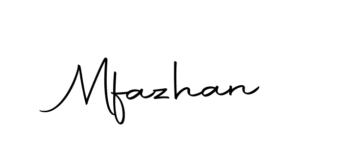 Similarly Autography-DOLnW is the best handwritten signature design. Signature creator online .You can use it as an online autograph creator for name Mfazhan. Mfazhan signature style 10 images and pictures png
