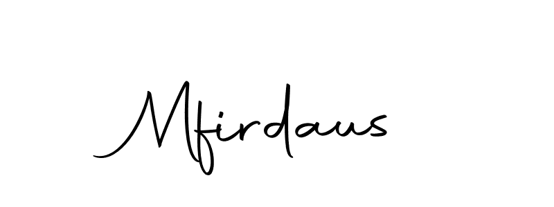 Use a signature maker to create a handwritten signature online. With this signature software, you can design (Autography-DOLnW) your own signature for name Mfirdaus. Mfirdaus signature style 10 images and pictures png