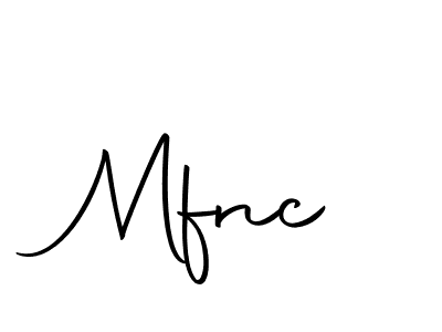 How to make Mfnc signature? Autography-DOLnW is a professional autograph style. Create handwritten signature for Mfnc name. Mfnc signature style 10 images and pictures png