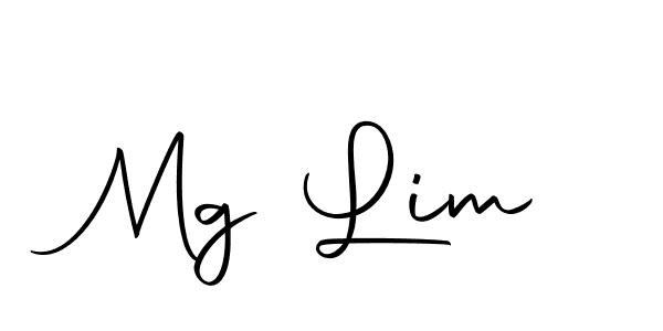 Create a beautiful signature design for name Mg Lim. With this signature (Autography-DOLnW) fonts, you can make a handwritten signature for free. Mg Lim signature style 10 images and pictures png