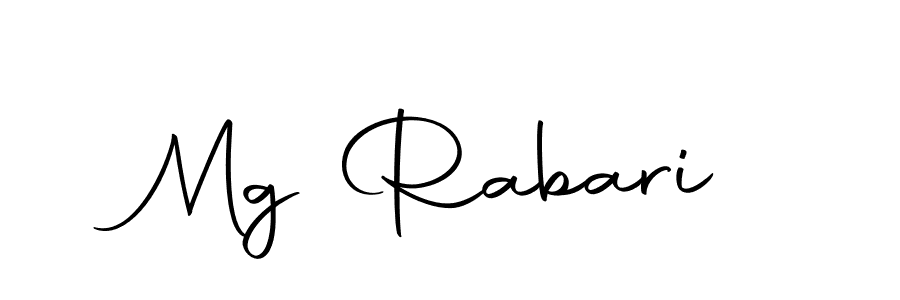 Mg Rabari stylish signature style. Best Handwritten Sign (Autography-DOLnW) for my name. Handwritten Signature Collection Ideas for my name Mg Rabari. Mg Rabari signature style 10 images and pictures png