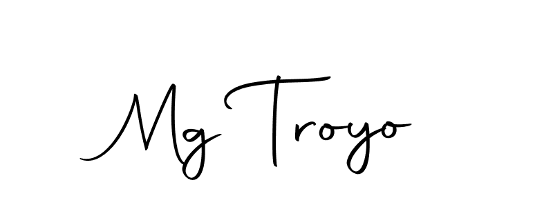 Design your own signature with our free online signature maker. With this signature software, you can create a handwritten (Autography-DOLnW) signature for name Mg Troyo. Mg Troyo signature style 10 images and pictures png