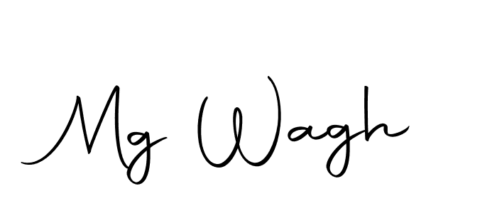 How to make Mg Wagh name signature. Use Autography-DOLnW style for creating short signs online. This is the latest handwritten sign. Mg Wagh signature style 10 images and pictures png