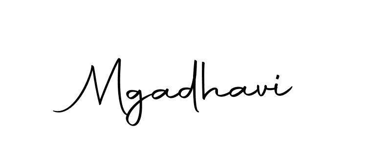 Mgadhavi stylish signature style. Best Handwritten Sign (Autography-DOLnW) for my name. Handwritten Signature Collection Ideas for my name Mgadhavi. Mgadhavi signature style 10 images and pictures png