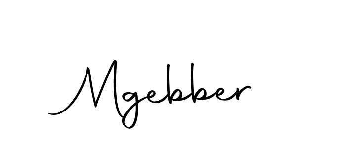 You should practise on your own different ways (Autography-DOLnW) to write your name (Mgebber) in signature. don't let someone else do it for you. Mgebber signature style 10 images and pictures png