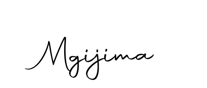 Create a beautiful signature design for name Mgijima. With this signature (Autography-DOLnW) fonts, you can make a handwritten signature for free. Mgijima signature style 10 images and pictures png