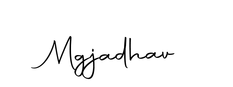 You should practise on your own different ways (Autography-DOLnW) to write your name (Mgjadhav) in signature. don't let someone else do it for you. Mgjadhav signature style 10 images and pictures png