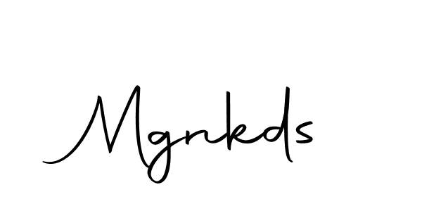 Make a beautiful signature design for name Mgnkds. With this signature (Autography-DOLnW) style, you can create a handwritten signature for free. Mgnkds signature style 10 images and pictures png