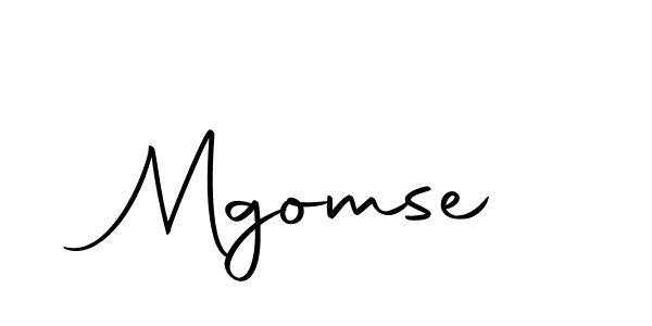 Design your own signature with our free online signature maker. With this signature software, you can create a handwritten (Autography-DOLnW) signature for name Mgomse. Mgomse signature style 10 images and pictures png