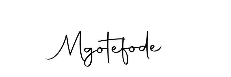 Design your own signature with our free online signature maker. With this signature software, you can create a handwritten (Autography-DOLnW) signature for name Mgotefode. Mgotefode signature style 10 images and pictures png