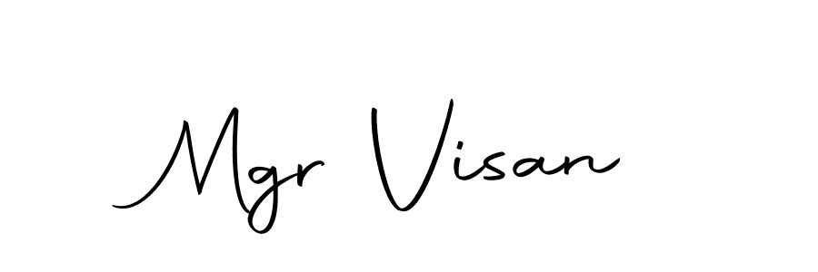 How to make Mgr Visan signature? Autography-DOLnW is a professional autograph style. Create handwritten signature for Mgr Visan name. Mgr Visan signature style 10 images and pictures png