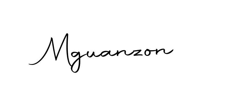 Design your own signature with our free online signature maker. With this signature software, you can create a handwritten (Autography-DOLnW) signature for name Mguanzon. Mguanzon signature style 10 images and pictures png