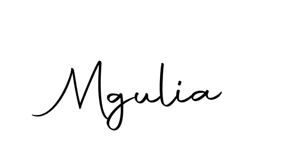 How to make Mgulia name signature. Use Autography-DOLnW style for creating short signs online. This is the latest handwritten sign. Mgulia signature style 10 images and pictures png