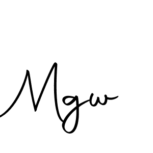 Create a beautiful signature design for name Mgw. With this signature (Autography-DOLnW) fonts, you can make a handwritten signature for free. Mgw signature style 10 images and pictures png