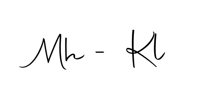 This is the best signature style for the Mh - Kl name. Also you like these signature font (Autography-DOLnW). Mix name signature. Mh - Kl signature style 10 images and pictures png