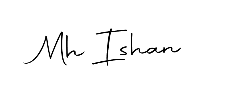 Use a signature maker to create a handwritten signature online. With this signature software, you can design (Autography-DOLnW) your own signature for name Mh Ishan. Mh Ishan signature style 10 images and pictures png