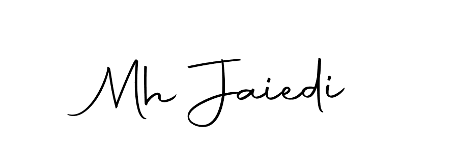 Create a beautiful signature design for name Mh Jaiedi. With this signature (Autography-DOLnW) fonts, you can make a handwritten signature for free. Mh Jaiedi signature style 10 images and pictures png