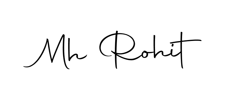 This is the best signature style for the Mh Rohit name. Also you like these signature font (Autography-DOLnW). Mix name signature. Mh Rohit signature style 10 images and pictures png