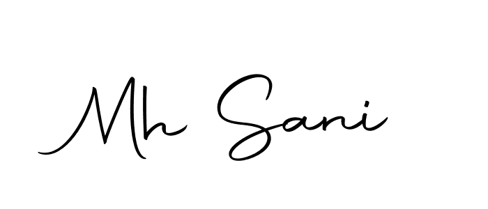 Similarly Autography-DOLnW is the best handwritten signature design. Signature creator online .You can use it as an online autograph creator for name Mh Sani. Mh Sani signature style 10 images and pictures png