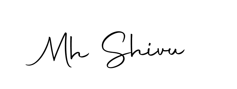 Once you've used our free online signature maker to create your best signature Autography-DOLnW style, it's time to enjoy all of the benefits that Mh Shivu name signing documents. Mh Shivu signature style 10 images and pictures png