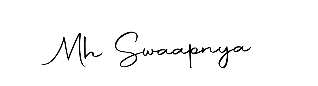 How to make Mh Swaapnya signature? Autography-DOLnW is a professional autograph style. Create handwritten signature for Mh Swaapnya name. Mh Swaapnya signature style 10 images and pictures png