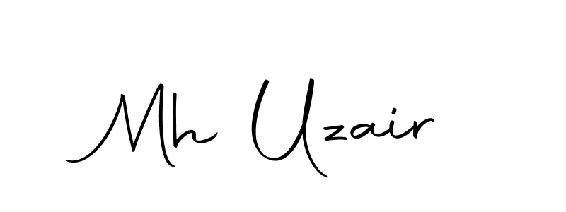 The best way (Autography-DOLnW) to make a short signature is to pick only two or three words in your name. The name Mh Uzair include a total of six letters. For converting this name. Mh Uzair signature style 10 images and pictures png